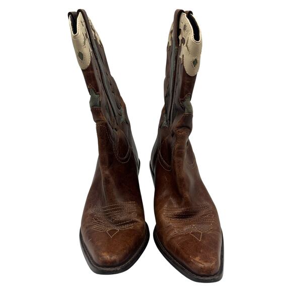 Matisse Leather Pointed Toe Cowgirl Western Boots Brown Size 6M - Picture 2 of 8